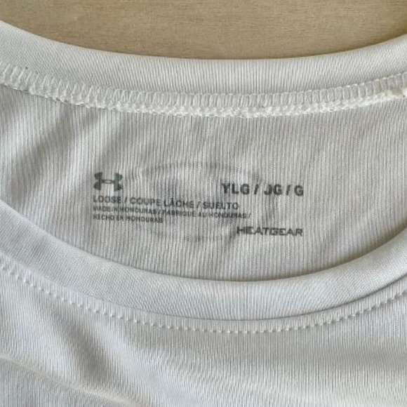 Under Armour Girls' Big Pink Logo Tech Tee - Picture 4 of 9